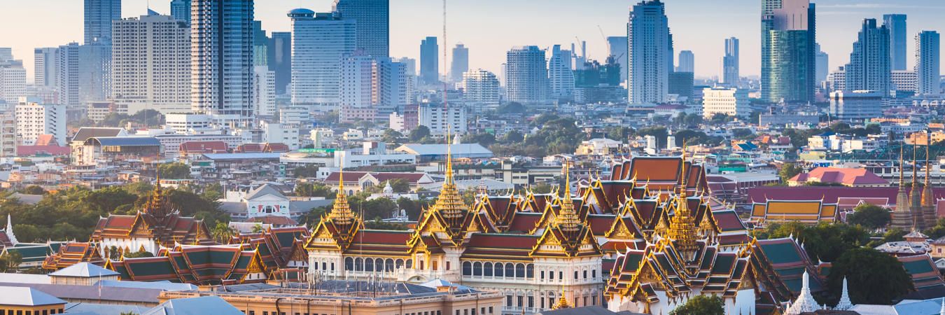 a city with persony buildings