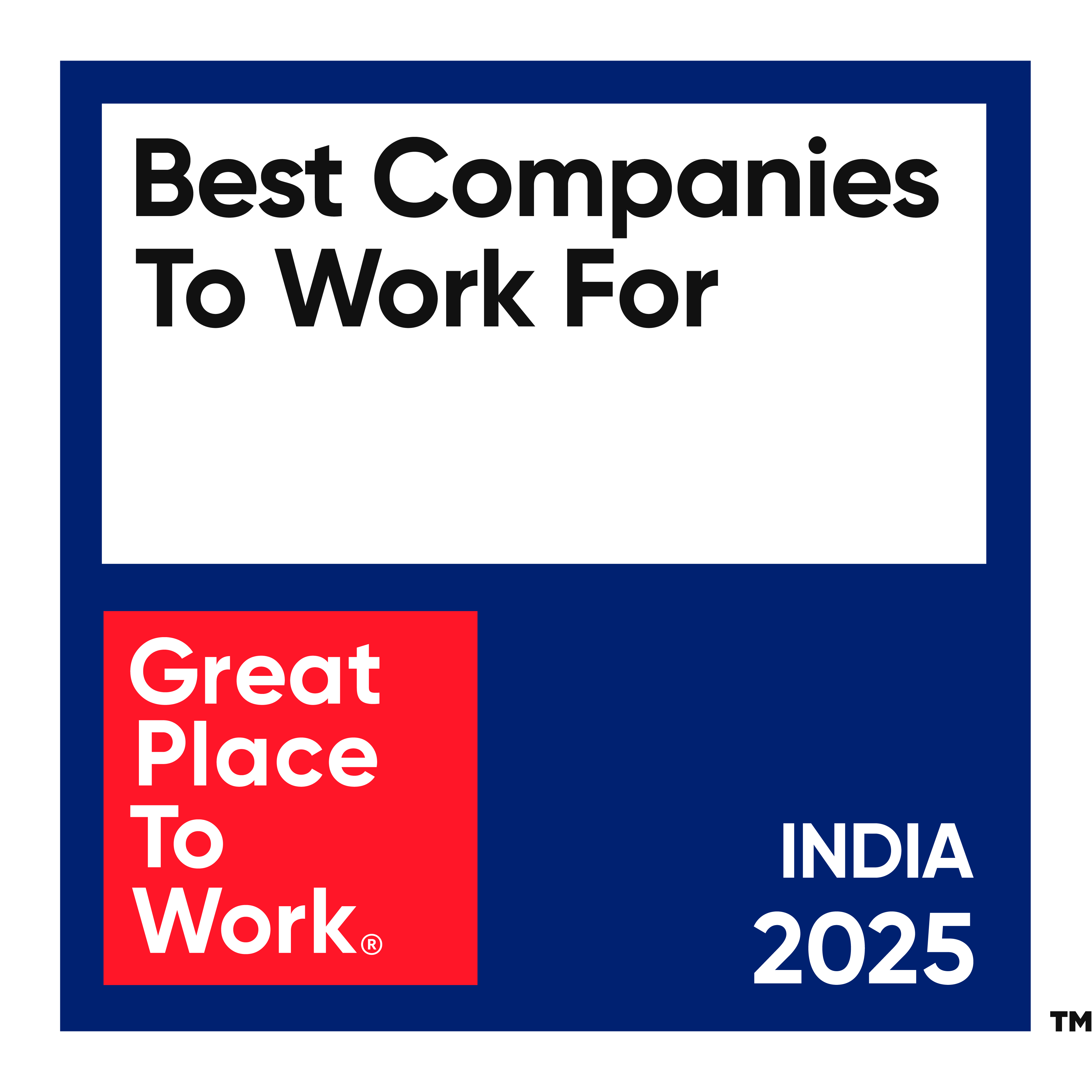 GPTW India's Best Companies to Work For 2025