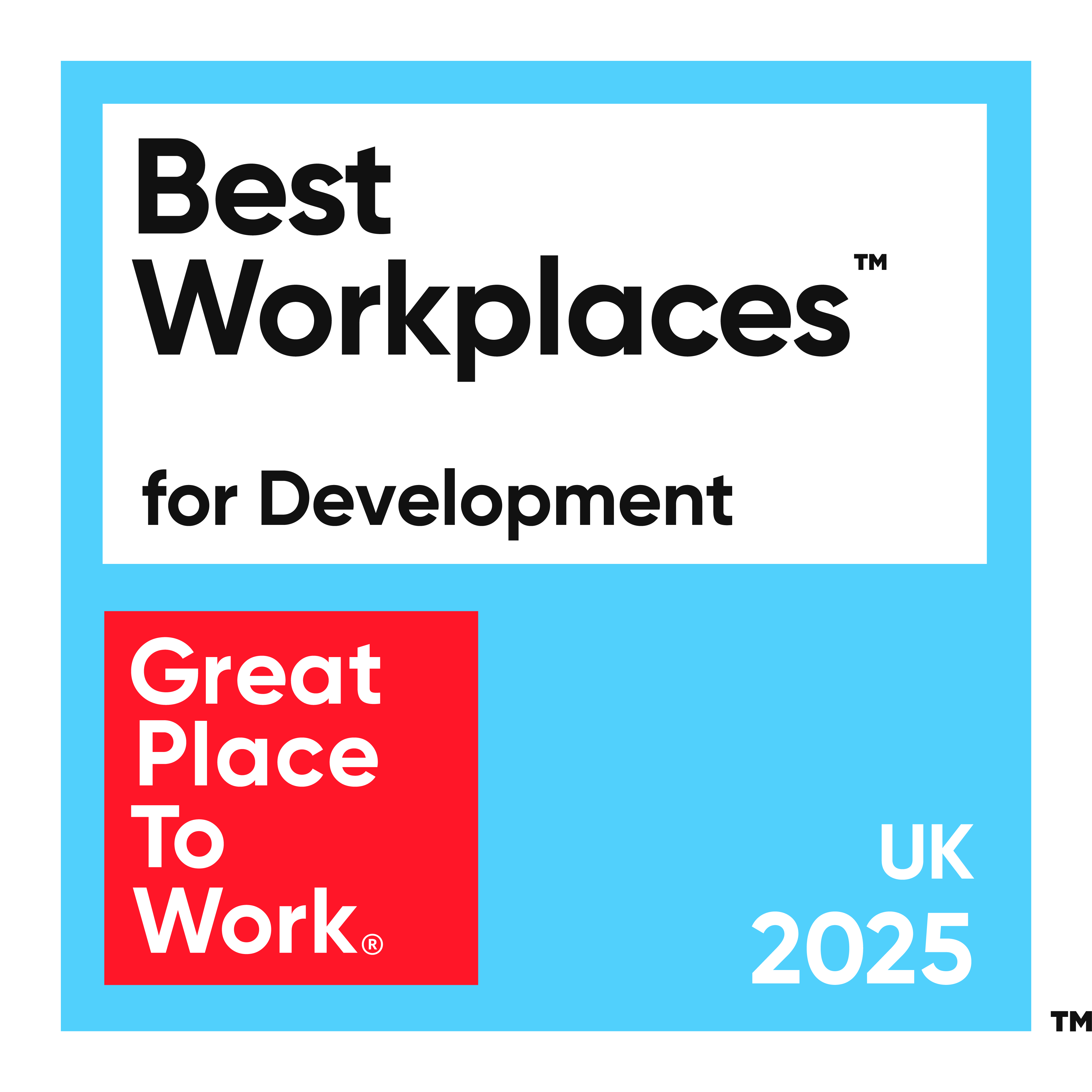 GPTW UK's Best Workplaces for Development 2025